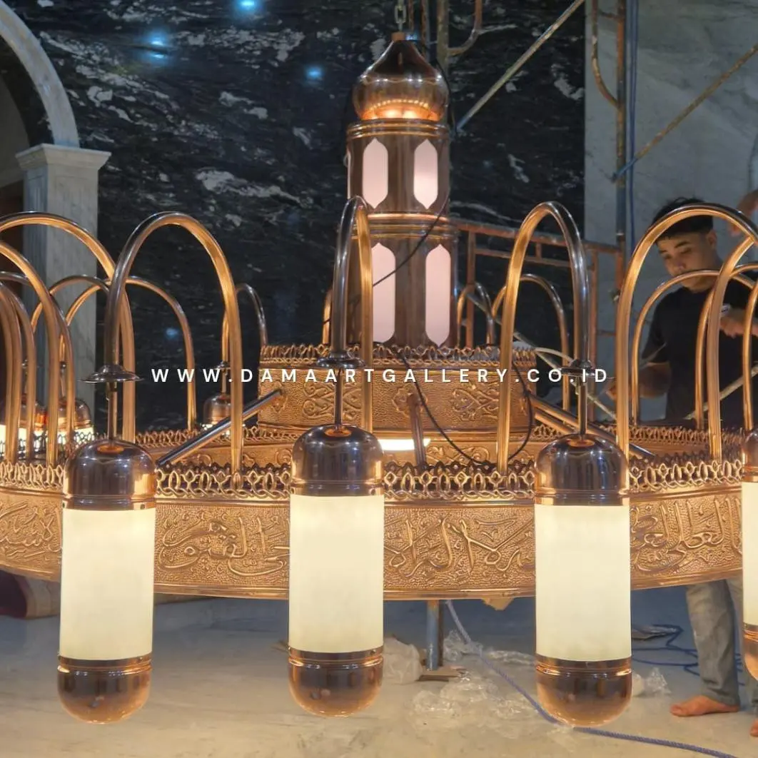 Lampu Masjid Nabawi Material Tembaga